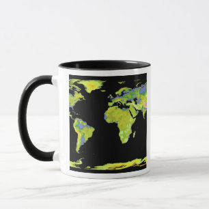 Digital elevation model of the continents on Ea Mug