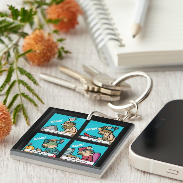 Digital Evolution 2 Key Ring (Front Right)