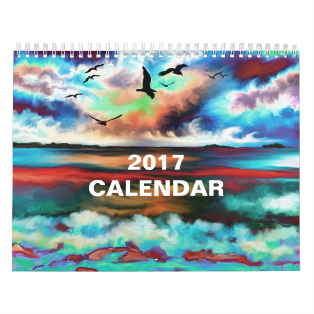 Digital Fantasy Abstract Painting Art Calendar (Cover)