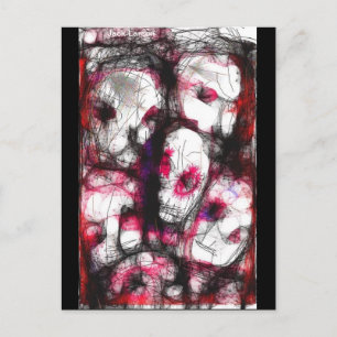 Digital Fingerpainting of zombies  jack larson... Postcard