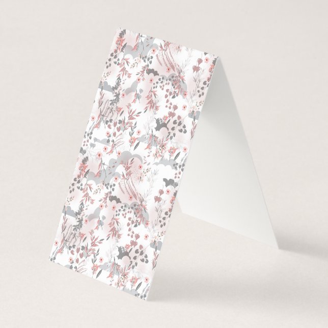 Digital Floral Pattern on Pastel Tones (Back)