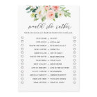 Digital Floral Would She Rather Bridal Shower Game