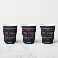 Digital Flow State Retro Neon 80s Gaming Aesthetic