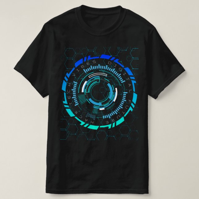 Digital Future Vibes T-Shirt (Design Front)