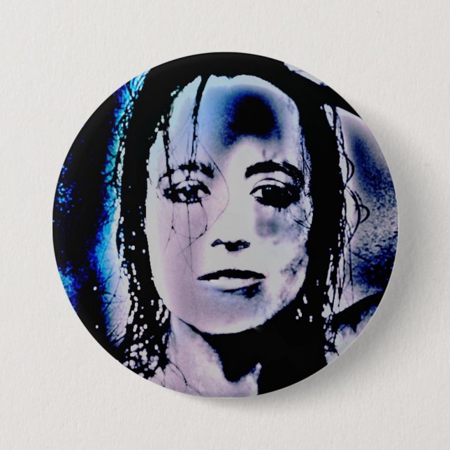 Digital Girl 7.5 Cm Round Badge (Front)