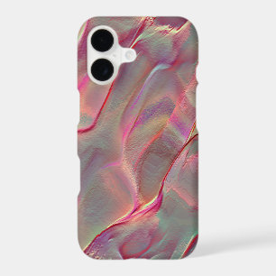 Digital grainy rocky satin, peach or living coral