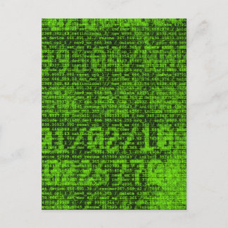 Digital Green Postcard