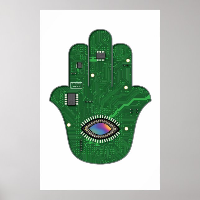 Digital Hamsa Poster (Front)
