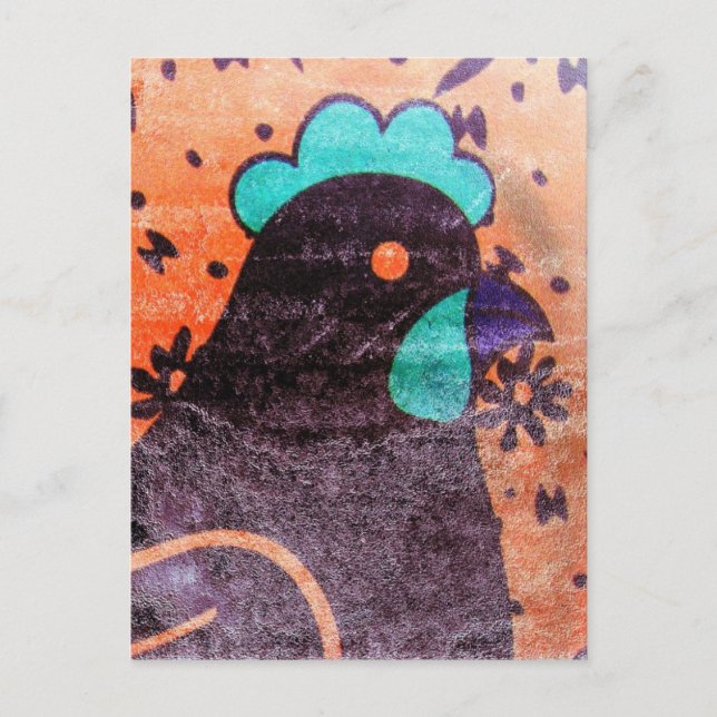 Digital Hen Postcard (Front)