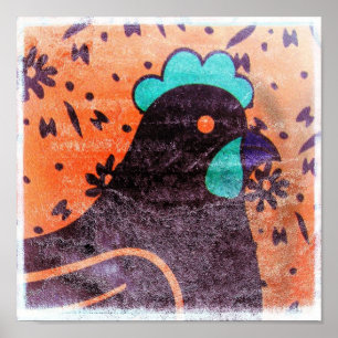 Digital Hen Poster