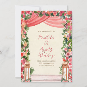 Digital Hindu invitation Indian wedding cards