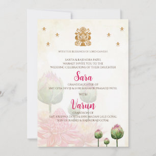 Digital Hindu Wedding card Indian wedding card