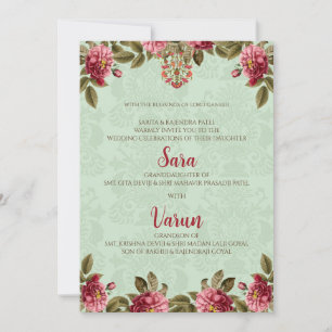 Digital Hindu Wedding card Indian wedding card