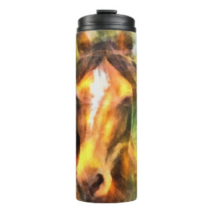 Digital Horse Thermal Tumbler