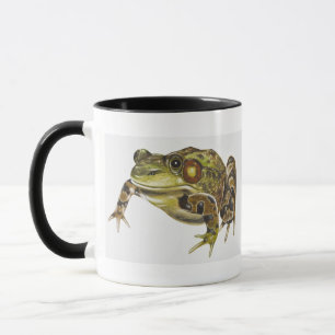 Digital illustration of Green Frog Mug
