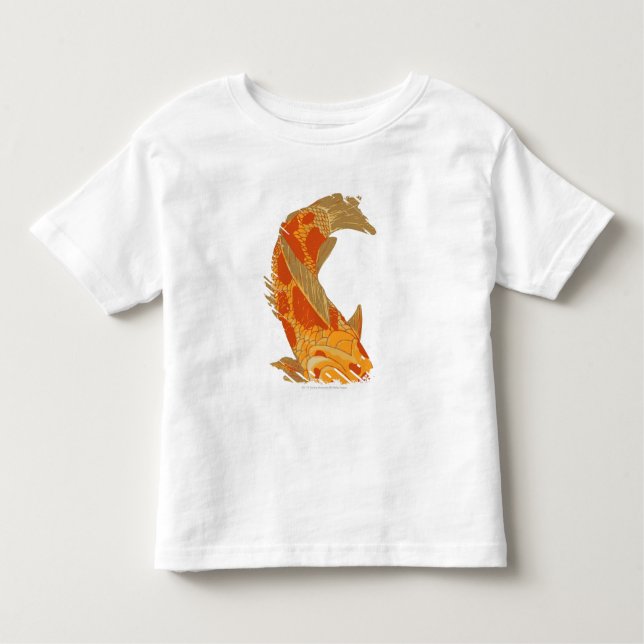 Digital illustration of Koi Carp Toddler T-Shirt (Front)