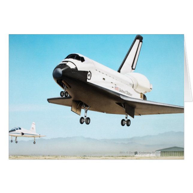 Digital illustration of Space Shuttle (Front Horizontal)