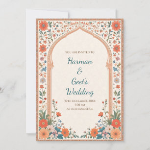 Digital Indian Wedding invite Hindu Wedding card