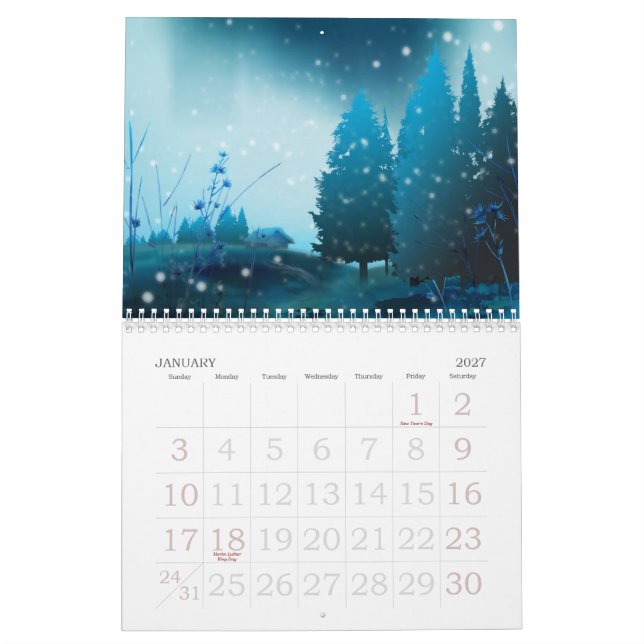 Digital Inspirations-Nature 2015 Calendar (Jan 2027)