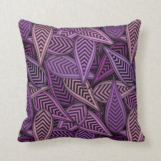 Digital Leaves Decorative Pillow
