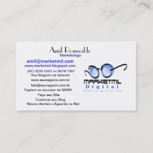 Digital marketing business card