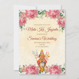 Digital Mata ki Chowki invitation & Mata Jagrata