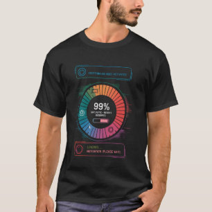 Digital Mood Ring Funny Overthinking Sarcastic Loa T-Shirt