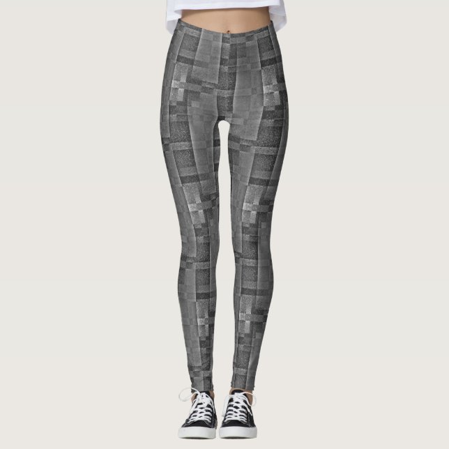 Digital Mounting of Matte Granite Marble Leggings (Front)