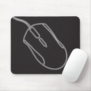 Digital Mouse shape on mouse pad