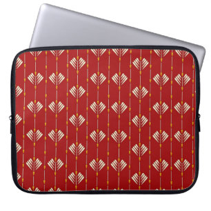 Digital Mughal: Textile Plant Artwork. Laptop Sleeve