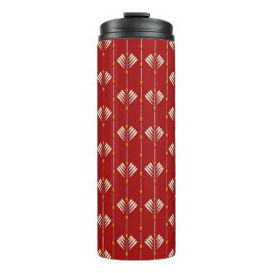 Digital Mughal: Textile Plant Artwork. Thermal Tumbler