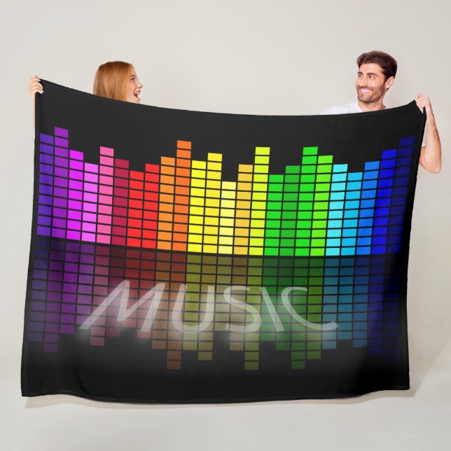 DIGITAL MUSIC FLEECE BLANKET (In Situ)