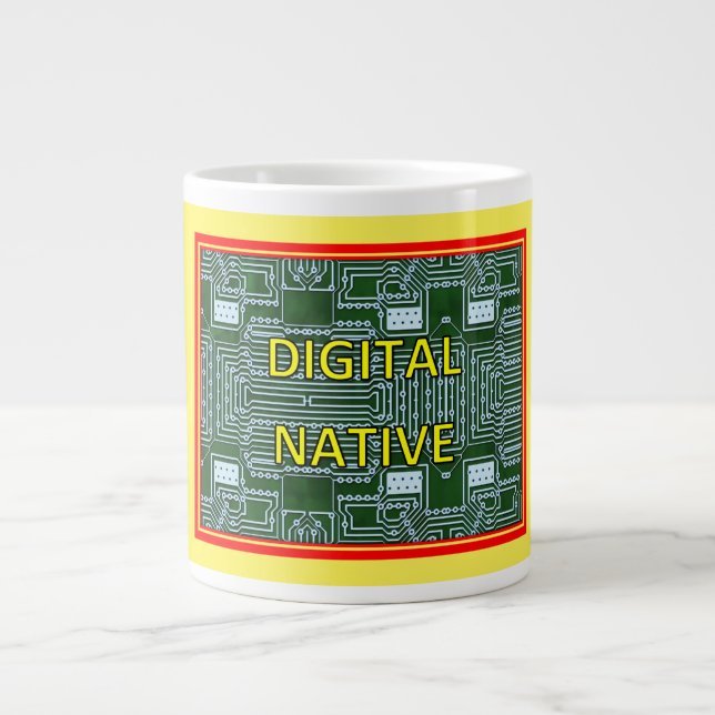 DIGITAL NATIVE Jumbo Mug (Front)