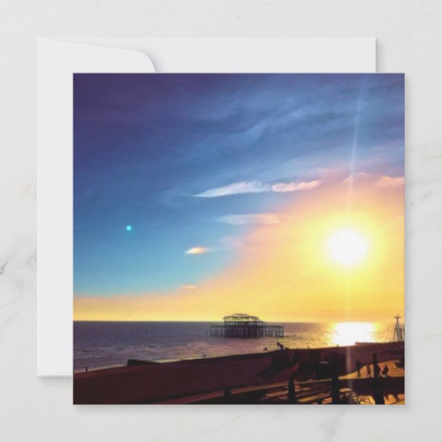 Digital Painting - Sunset over the West Pier (Front)