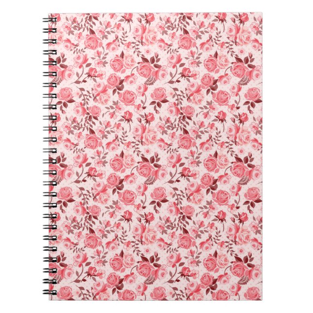 Digital paper background vintage notebook (Front)