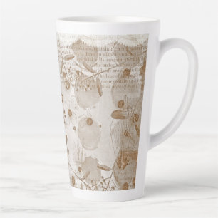 digital-paper-pattern latte mug