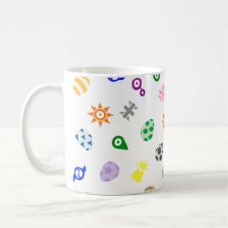 digital pattern coffee mug