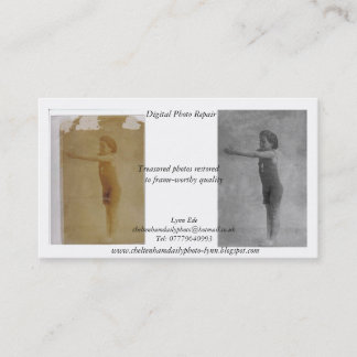 Digital Photo Repair business card