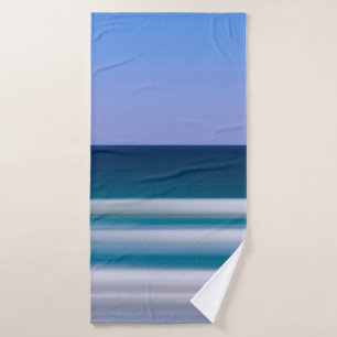 digital photography intentional blur blue seasabst bath towel