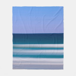 digital photography intentional blur blue seasabst fleece blanket