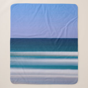digital photography intentional blur blue seasabst sherpa blanket