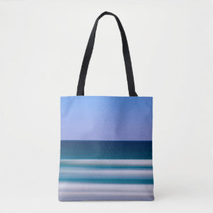 digital photography intentional blur blue seasabst tote bag
