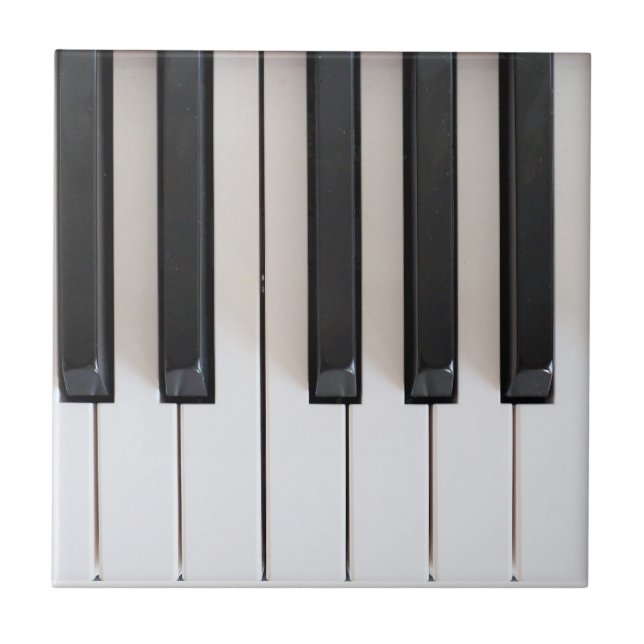 Digital piano keyboard ceramic tile (Front)