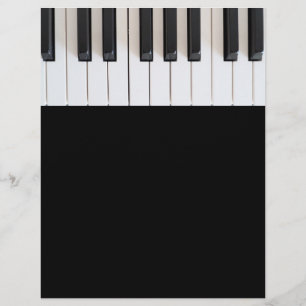 Digital piano keyboard flyer