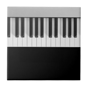 Digital piano keyboard tile
