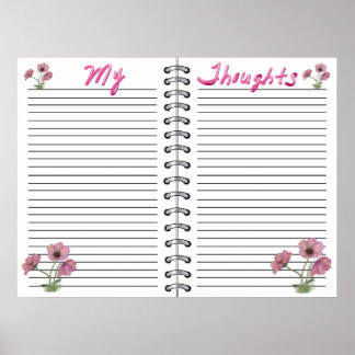 Digital Planner Template Insert Poster