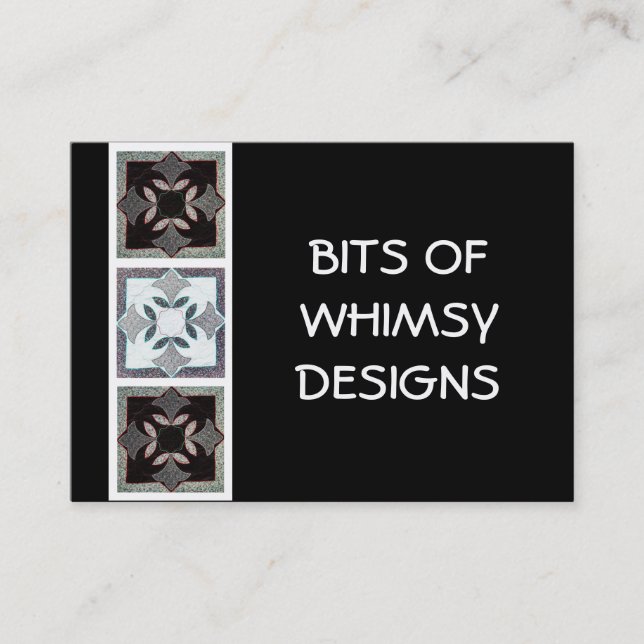 Digital Quilt Business Cards (Front)