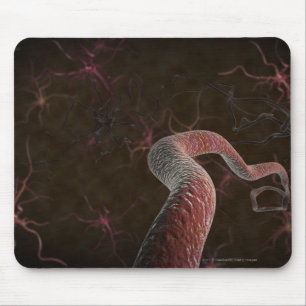 Digital rendering of neurons mouse pad