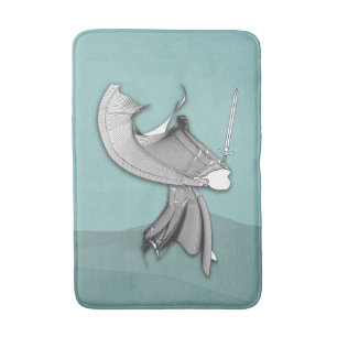 Digital Samurai Bath Mat