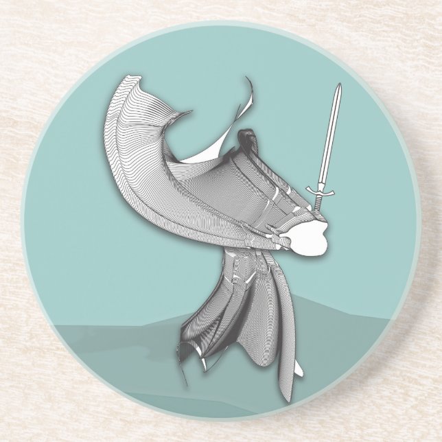 Digital Samurai Coaster (Front)